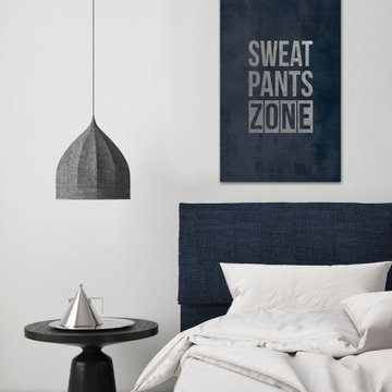 "Sweat Pants Zone II" Painting Print on Wrapped Canvas