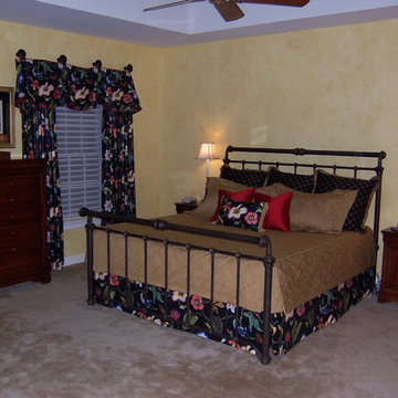 Sweet Dreams:  Custom Bedding for a Wrought Iron Bed