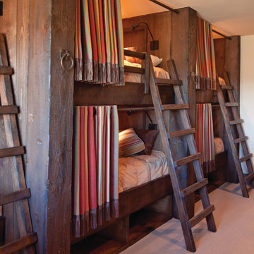Rustic Cabin Bunk Bed Photos Ideas, Ranch Style Bunk Beds