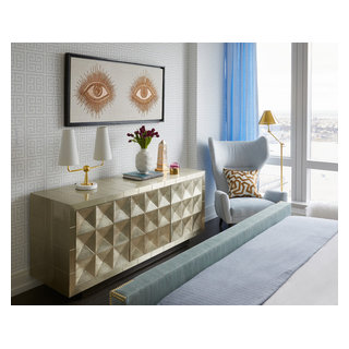 Talitha Credenza Transitional Bedroom New York by Jonathan