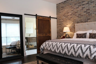 This is an example of an urban bedroom in Austin.