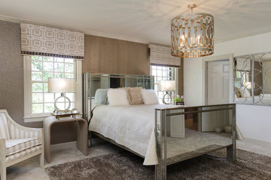 Inspiration for a transitional bedroom remodel in Wilmington