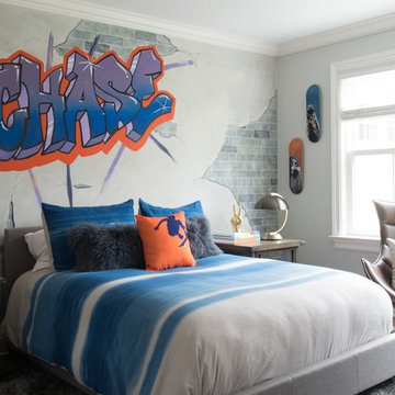Teenage Boy Grafitti Room