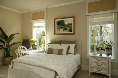 Inspiration for a contemporary bedroom in Tampa.