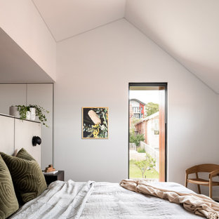 Photo of a contemporary bedroom in Perth.