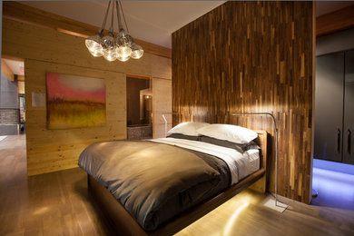 トロントにあるコンテンポラリースタイルのおしゃれな寝室
