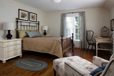Inspiration for a farmhouse bedroom remodel in Milwaukee