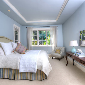 The large windows give the master bedroom a lot of natural light!