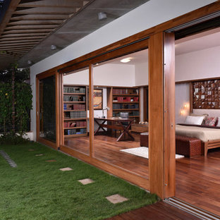 Exemple d'une chambre craftsman.