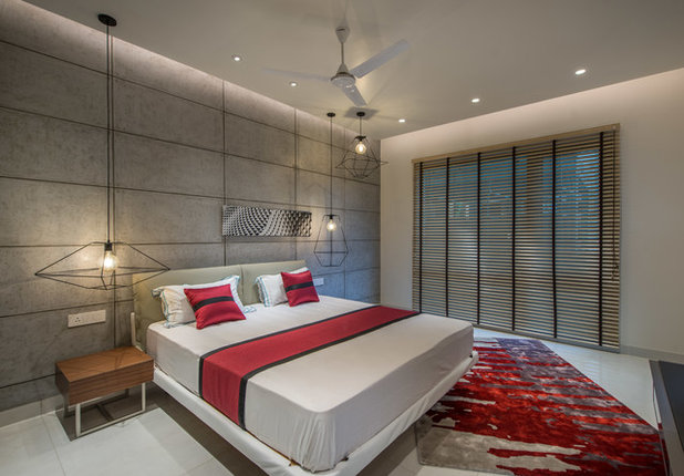 Contemporary Bedroom by Ricken Desai Photography