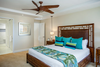 Inspiration for a coastal bedroom remodel in Hawaii