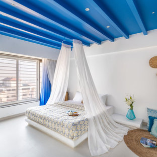 The yellow door pent house design by between walls pune