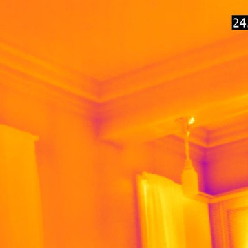 Thermal image master bedroom - after