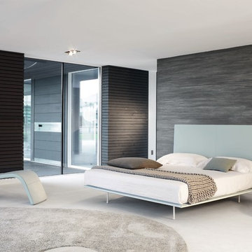 Thin Designer Platform Bed by Bonaldo