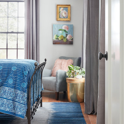 Bedroom - country bedroom idea in Boston