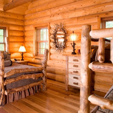 Timber Creek Lodge by Wisconsin Log Homes - www.wisconsinloghomes.com