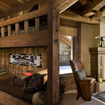 Timber Frame Home, Cedarview Lodge Yellowstone Club