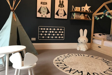 Design ideas for a modern kids' bedroom in Glasgow.