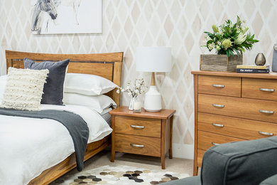 Inspiration for a cottage bedroom remodel in Other