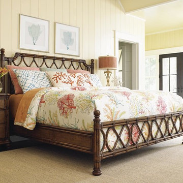 Tommy Bahama Home Bali Hai King Island Breeze Rattan Bed