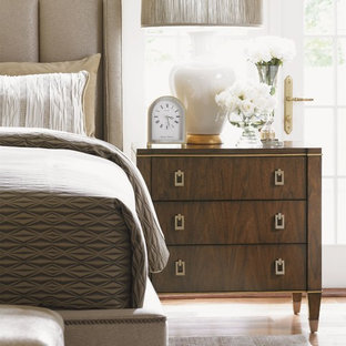 Example of a trendy bedroom design in Miami