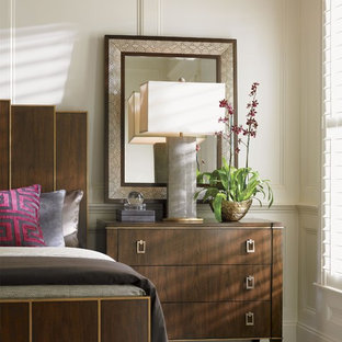 Example of a trendy bedroom design in Miami