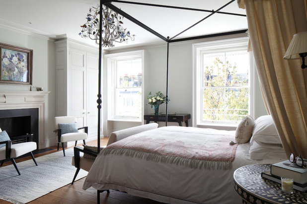 Transitional Bedroom by Devas Designs