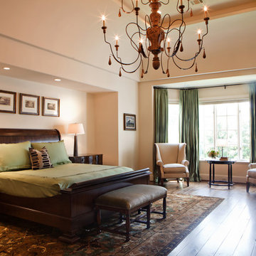 Traditional Beauty in River Oaks: Master Bedroom