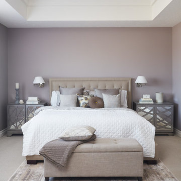 75 Beautiful Traditional Bedroom with Purple Walls Pictures & Ideas ...