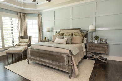 Transitional bedroom photo in Houston