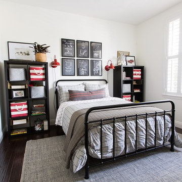 Traditional Master and Teenage Boy Bedrooms