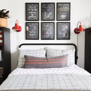 Traditional Master and Teenage Boy Bedrooms