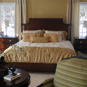 Traditional Master Bedroom, Model Home