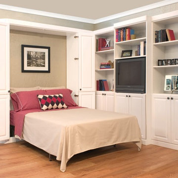 Traditional Murphy Bed with optional wall units