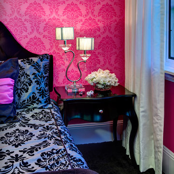 Traditional (with a twist) Girl's Bedroom.