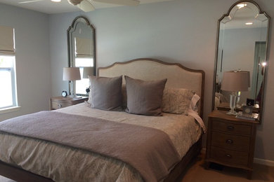 Transitional bedroom photo in Detroit