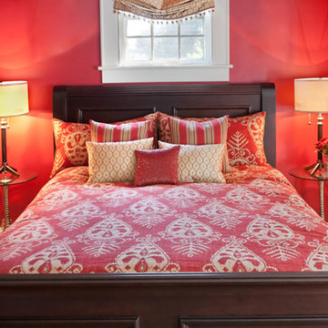 Transitional Dutch Colonial Master Bedroom in Stratford, CT