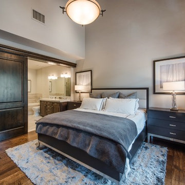 Transitional Mountain Penthouse - Master Bedroom