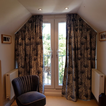 Trapezoidal bedroom window