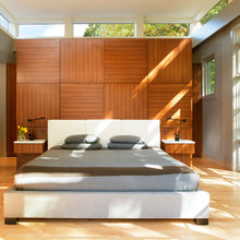 warm modern bedroom