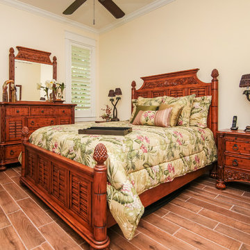 Tropical and Transitional Custom Home
