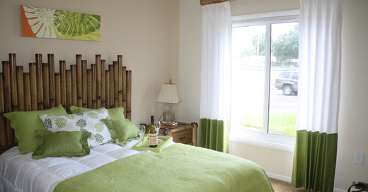 Evoke Laid-Back Style With Bamboo Curtain Rods