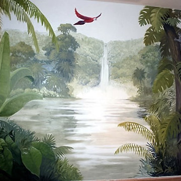 Tropical Children's Bedroom Mural