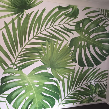 Tropical Wallpaper Installation Brisbane
