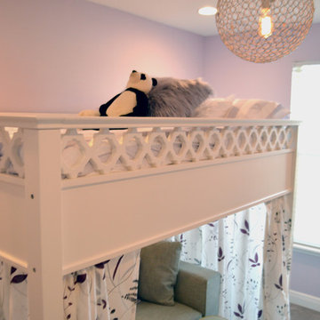Tween Girl's Purple Bedroom