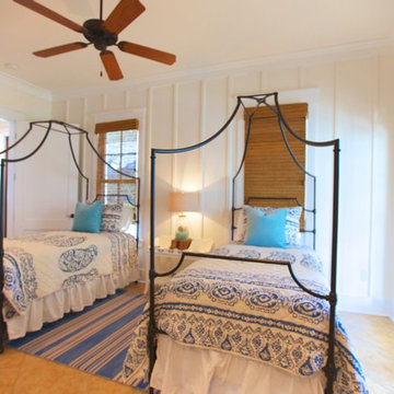 Twin beach cottage bedroom