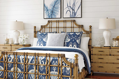 Twin Palms | Navy and White Bedroom