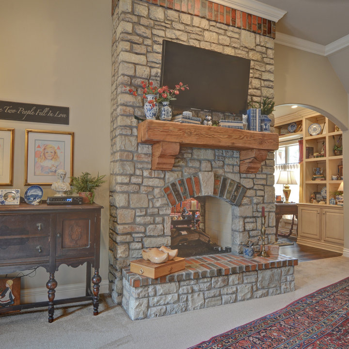 Two Way Fireplace | Houzz