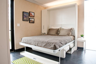 Example of a trendy bedroom design in Phoenix
