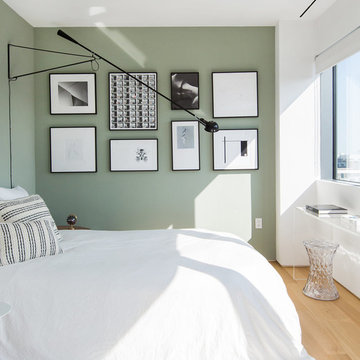 indendørs kind Vanding 75 White Bedroom with Green Walls Ideas You'll Love - March, 2023 | Houzz